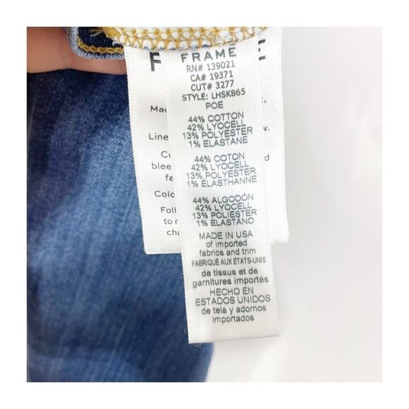 Frame Jeans Le High Skinny Medium Wash Womens Size 31 - Picture 5 of 7